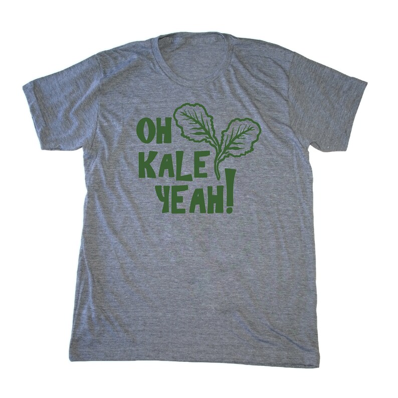 Oh Kale Yeah® Men's Shirt Kale Shirt Vegan Tee Foodie Etsy