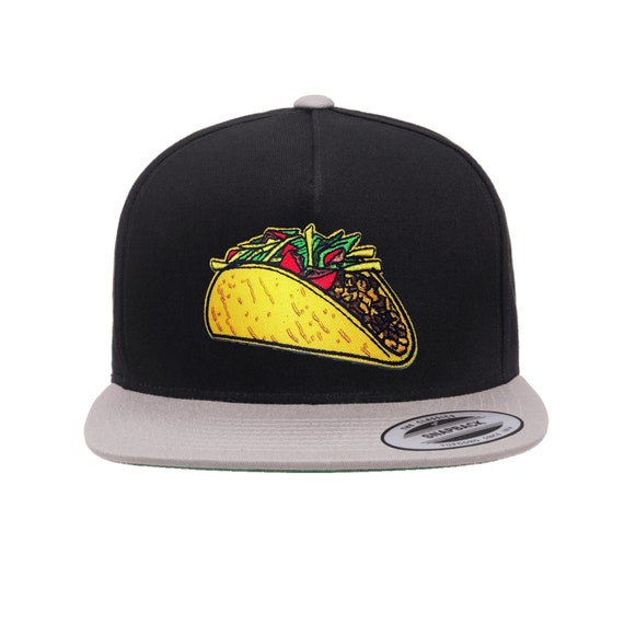TACO Hat Foodie Mexican Snapback 