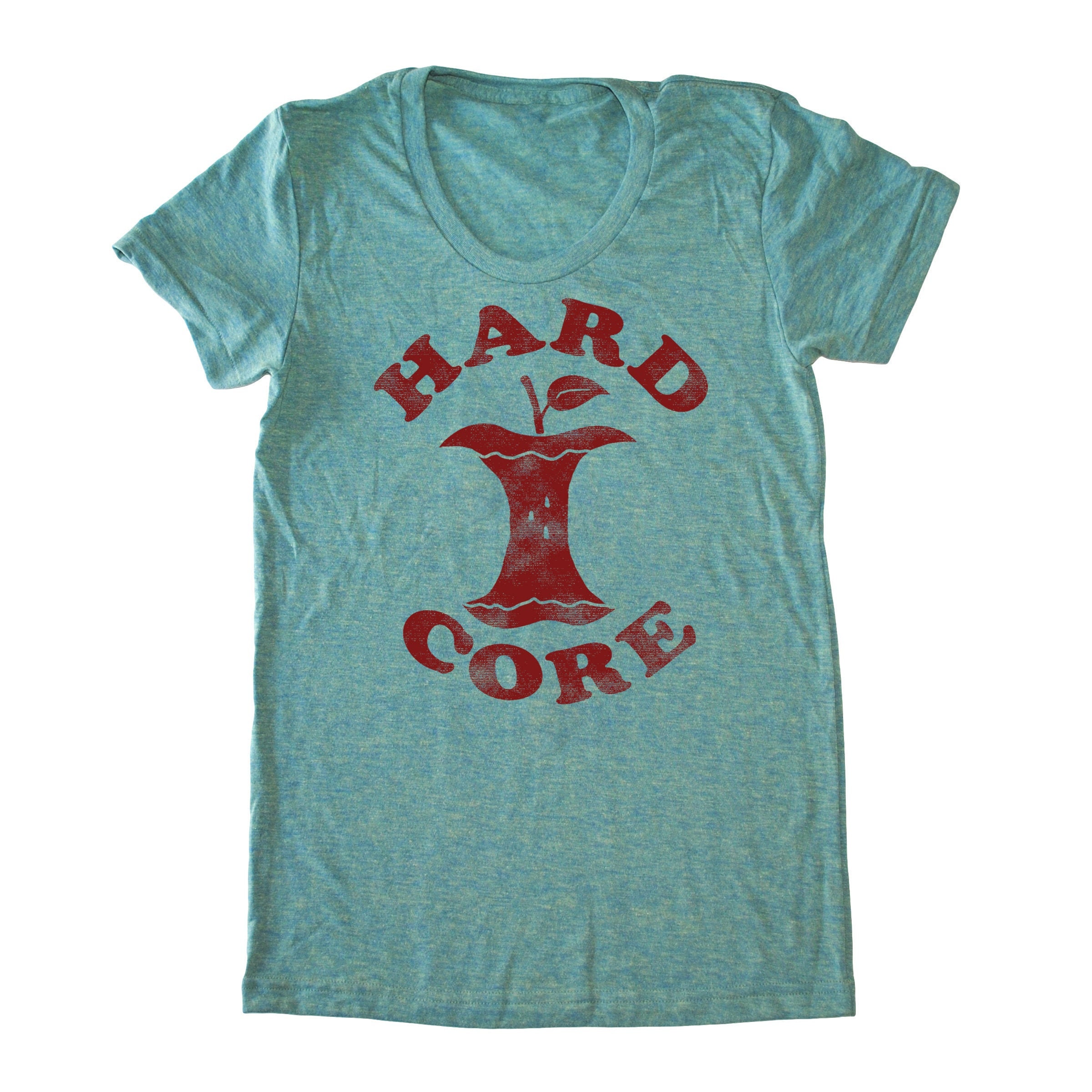 Hardcore Hard Core Apple women's shirt, Vegan shirt, Foodie t-shi…