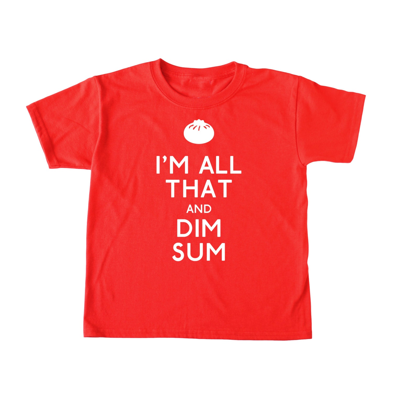 I'm All That and Dim Sum® kid's shirt foodie children t-shirt…
