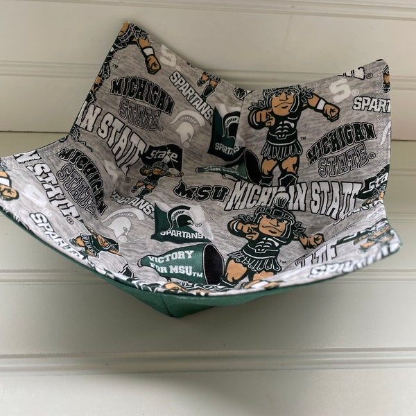 Microwave Bowl Cozy, Bowl Cozy, Michigan State University, MSU, Birthday, Valentine's Day