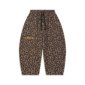 Chosen Leopard Barrel Leg Sweatpants