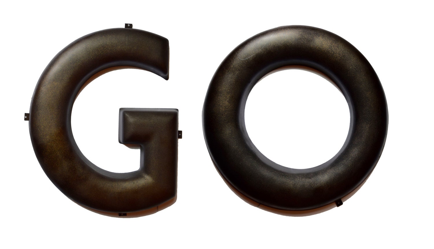 Large Scale Industrial Plastic GO Letters Sign Salvage Signage - Etsy