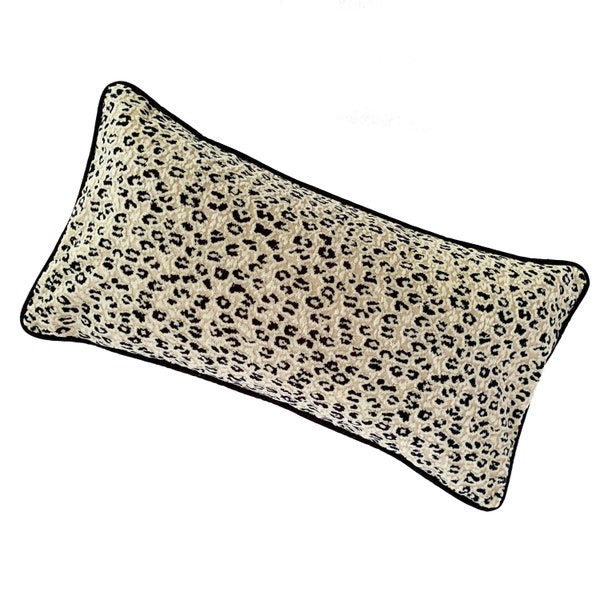 Ivory and Black Lumbar Pillows Etsy