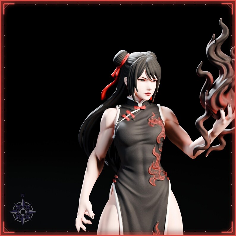 Dark Amaterasu STL file for 3D printing - fantasy statue, image 9 of 11