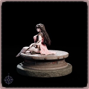 Sakura Reaper STL file for 3D printing - fantasy statue, image 4 of 11