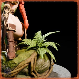 Ranger STL file for 3D printing - fantasy statue, image 10 of 11