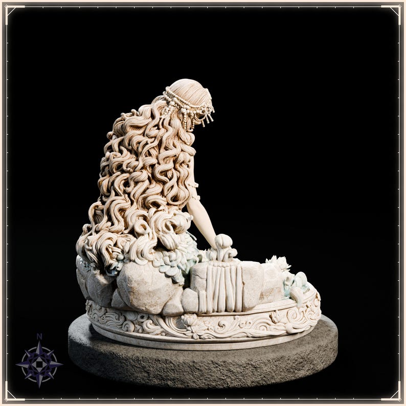 Summer Spirit STL file for 3D printing - fantasy statue, image 7 of 11