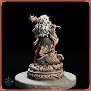 Oni Girl STL file for 3D printing - fantasy statue, image 6 of 11