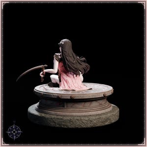 Sakura Reaper STL file for 3D printing - fantasy statue, image 5 of 11