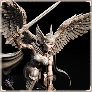 Valkyrie STL file for 3D printing - fantasy statue, image 11 of 11
