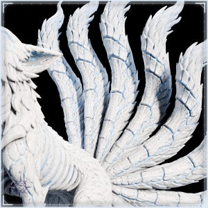 Kitsune STL bundle for 3D printing - fantasy statue, image 16 of 20