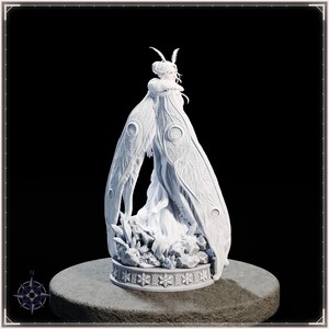 Winter Spirit STL file for 3D printing - fantasy statue, image 6 of 11