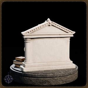 Cleric STL file for 3D printing - fantasy statue, image 6 of 11