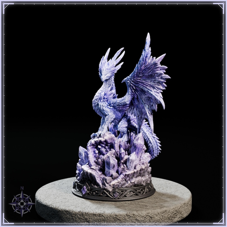 Elemental Dragons STL bundle for 3D printing - fantasy statue, image 15 of 20