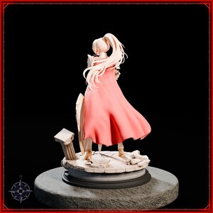 Paladin STL file for 3D printing - fantasy statue, image 5 of 11