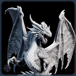 Elemental Dragons STL bundle for 3D printing - fantasy statue, image 19 of 20