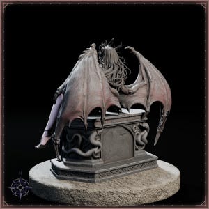 Lilith STL file for 3D printing - fantasy statue, image 5 of 11