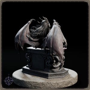 Lilith STL file for 3D printing - fantasy statue, image 7 of 11