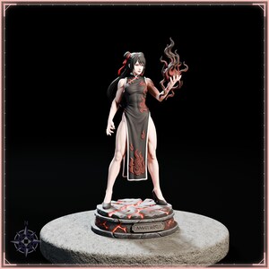 Dark Amaterasu STL file for 3D printing - fantasy statue, image 2 of 11
