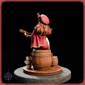 Bard STL file for 3D printing - fantasy statue, image 5 of 11