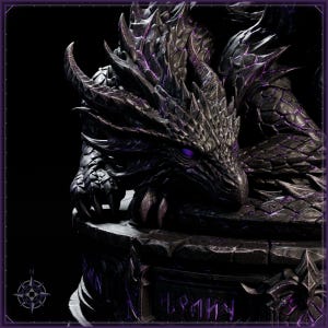 Elemental Dragons STL bundle for 3D printing - fantasy statue, image 13 of 20