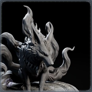 Umbra Kitsune STL file for 3D printing - fantasy statue, image 11 of 11