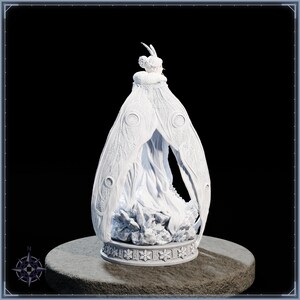 Winter Spirit STL file for 3D printing - fantasy statue, image 5 of 11