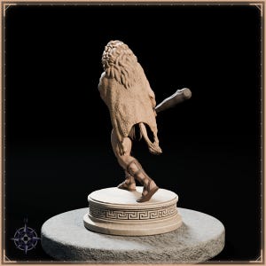 Hercules STL file for 3D printing - fantasy statue, image 5 of 11