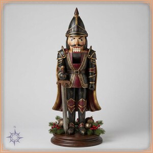 Nutcracker Knight STL file for 3D printing - fantasy statue, image 1 of 11