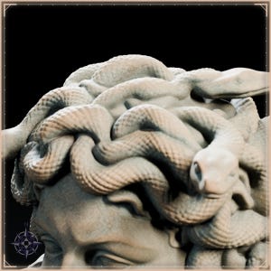 Medusa Bust STL file for 3D printing - fantasy statue, image 10 of 11