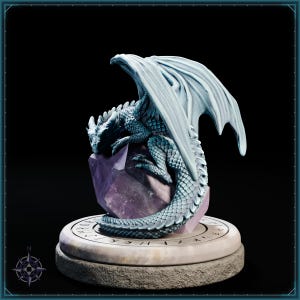 Crystal Guardian STL file for 3D printing - fantasy statue, image 3 of 11