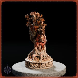 Autumn Spirit STL file for 3D printing - fantasy statue, image 7 of 11