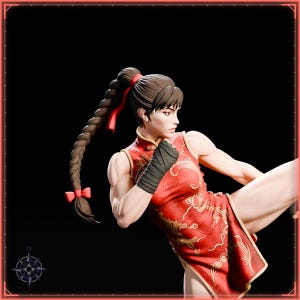 Dojo Master STL file for 3D printing - fantasy statue, image 9 of 11