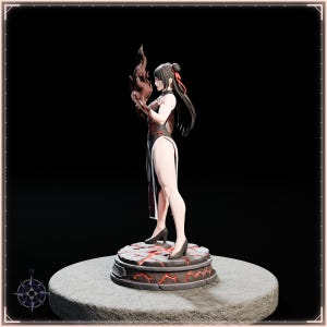 Dark Amaterasu STL file for 3D printing - fantasy statue, image 4 of 11