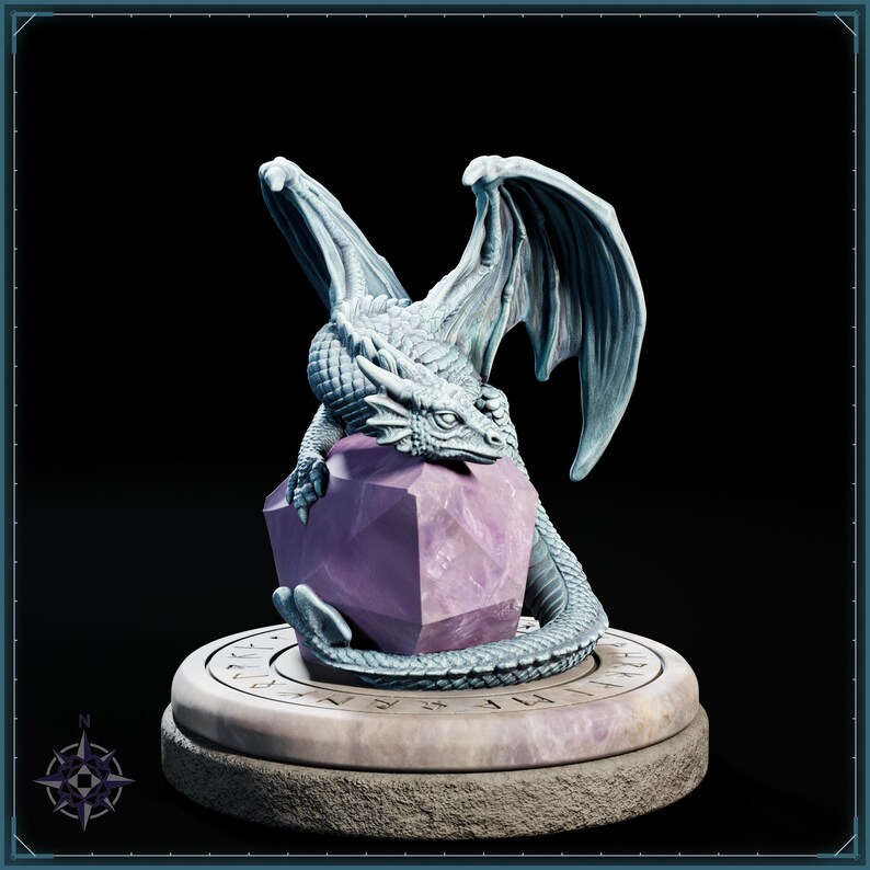 Crystal Guardian STL file for 3D printing - fantasy statue, image 8 of 11