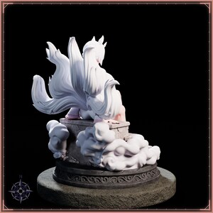 Cloud Horse Maiden STL file for 3D printing - folklore anime girl statue, image 7 of 11