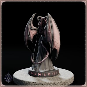 Succubus Sorceress STL file for 3D printing - fantasy statue, image 7 of 11
