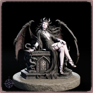 Lilith STL file for 3D printing - fantasy statue, image 2 of 11