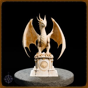 Elemental Dragons STL bundle for 3D printing - fantasy statue, image 20 of 20