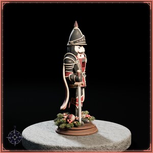 Nutcracker Knight STL file for 3D printing - fantasy statue, image 8 of 11