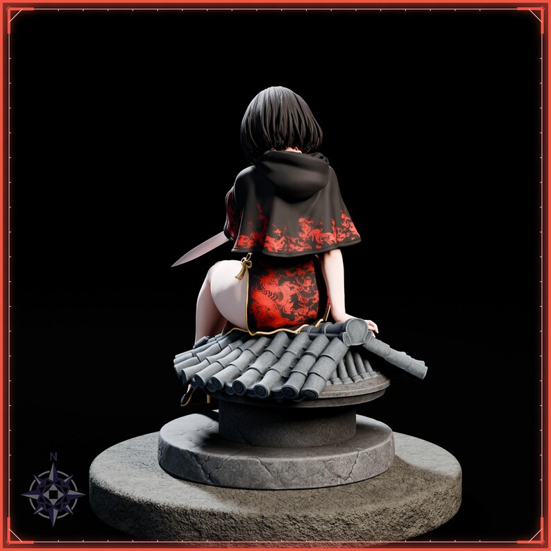 Rogue STL file for 3D printing - fantasy statue, image 7 of 11