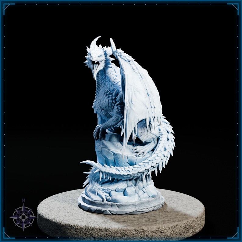 Elemental Dragons STL bundle for 3D printing - fantasy statue, image 6 of 20