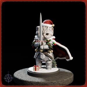Christmas Collection STL bundle for 3D printing - fantasy statue, image 3 of 19