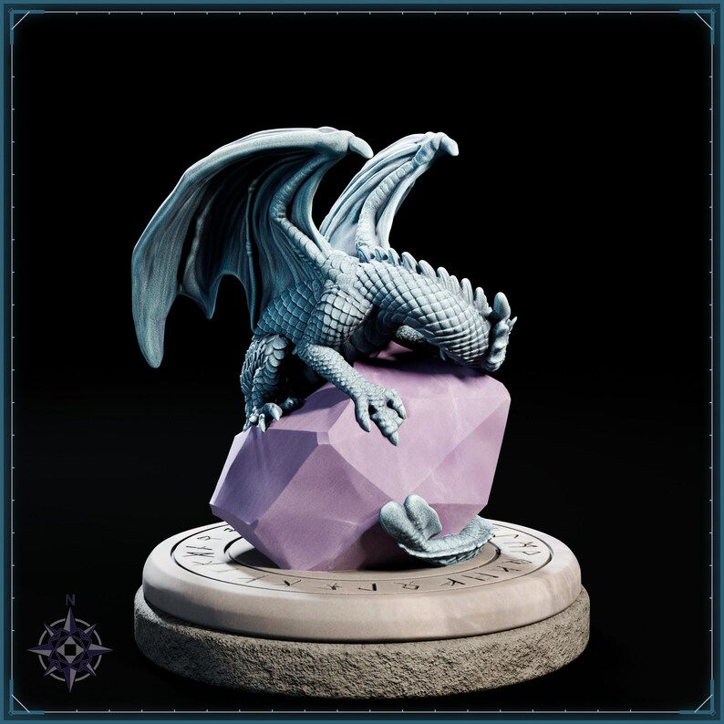 Crystal Guardian STL file for 3D printing - fantasy statue, image 7 of 11
