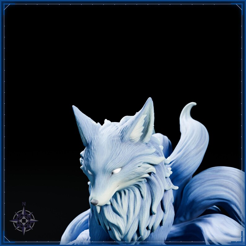 Kitsune STL bundle for 3D printing - fantasy statue, image 19 of 20