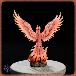 Phoenix Rising Statue STL file for 3D printing - fantasy statue, image 5 of 11