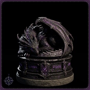 Elemental Dragons STL bundle for 3D printing - fantasy statue, image 11 of 20