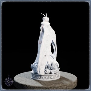 Winter Spirit STL file for 3D printing - fantasy statue, image 4 of 11