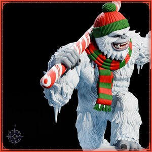 Yeti STL file for 3D printing - fantasy statue, image 11 of 11